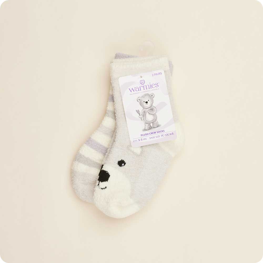 Marshmallow Bear Non-Slip Socks - Snuggle Soft