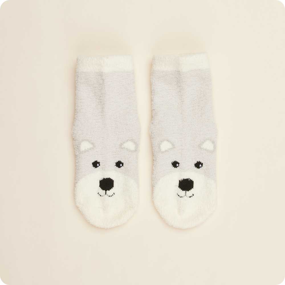 Marshmallow Bear Non-Slip Socks - Snuggle Soft