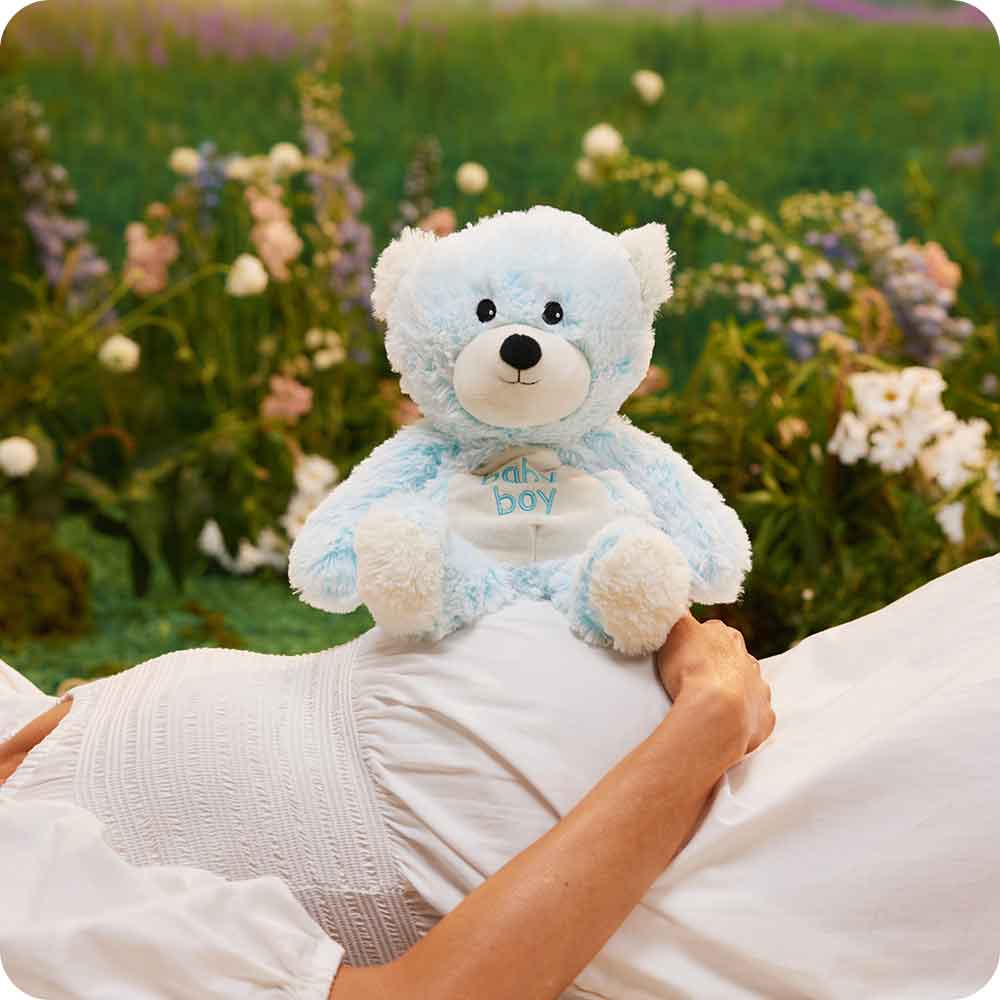 Baby Boy Bear Warmies - Cozy Glow