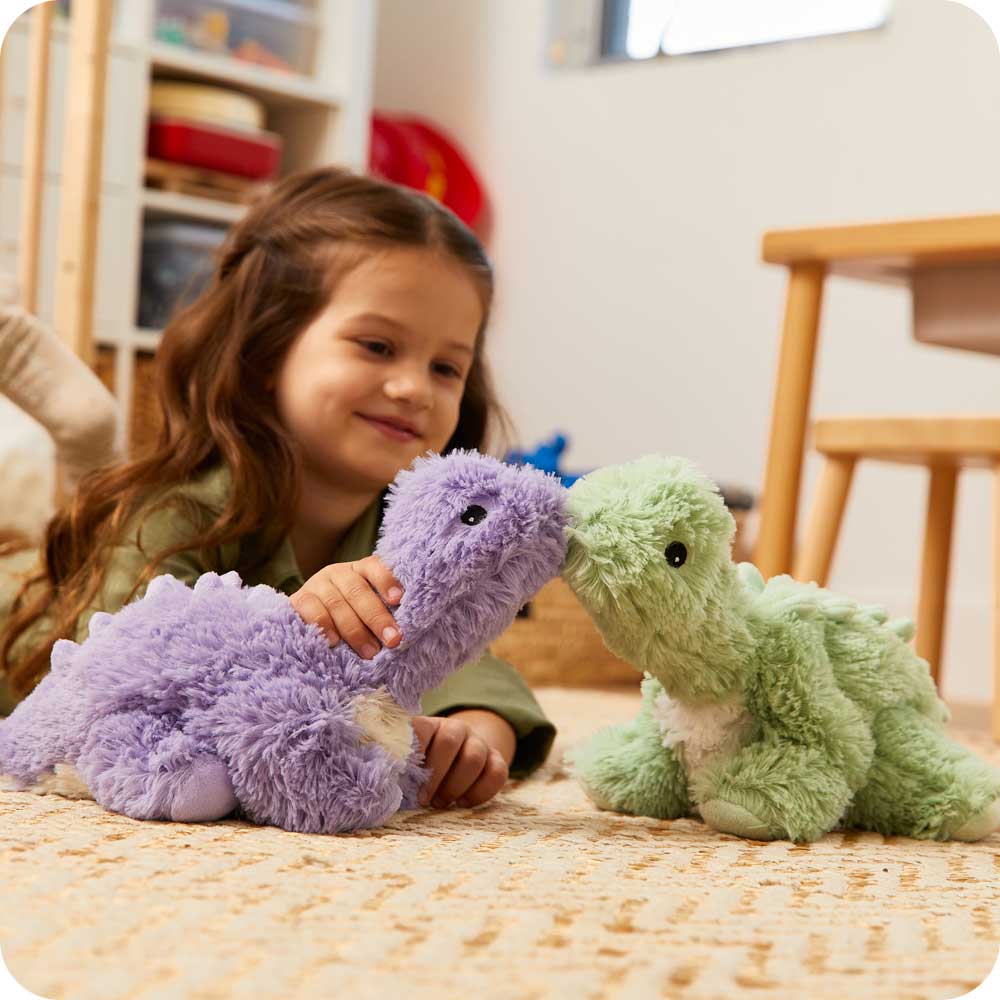Green Long Neck Dinosaur Warmies - Daily Scent