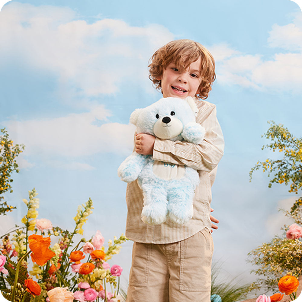 Baby Boy Bear Warmies - Cozy Glow