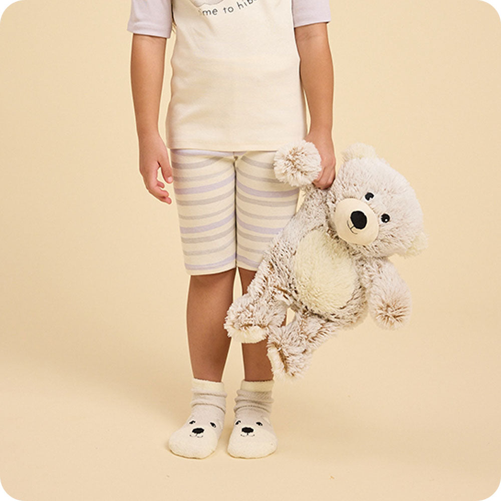 Marshmallow Bear Non-Slip Socks - Snuggle Soft