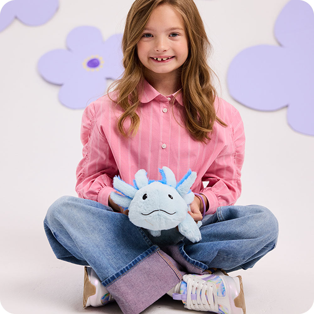 Blue Axolotl Warmies - Modern Blend
