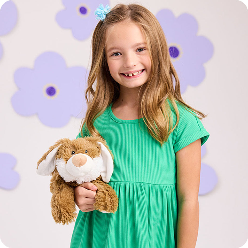 Brown Bunny Warmies - Cozy Glow