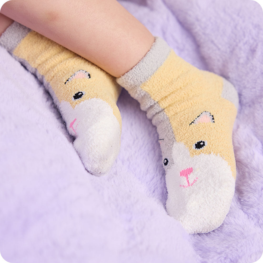Calico Cat Non-Slip Socks - Cozy Comfort