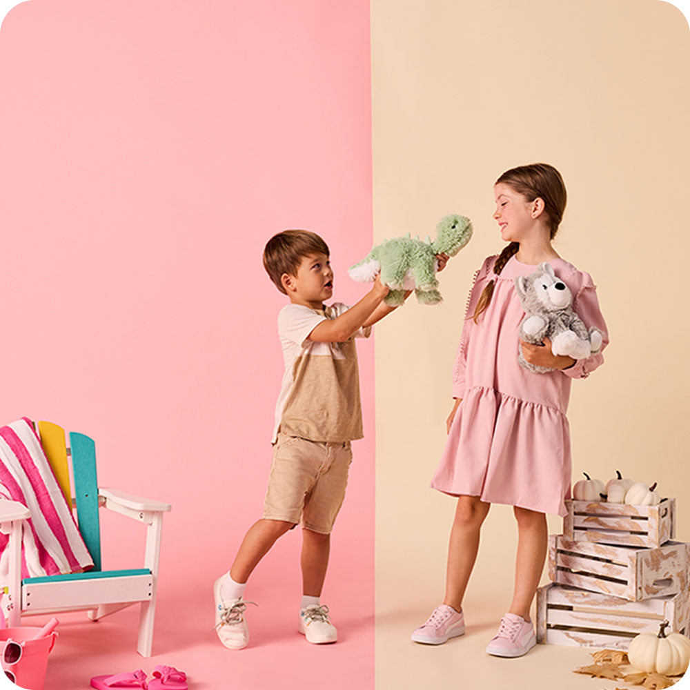 Green Long Neck Dinosaur Warmies - Daily Scent