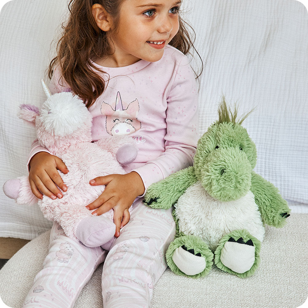 Green Dinosaur Warmies - Home Glow