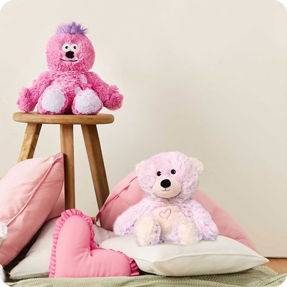 Love Bear Warmies - Cozy Glow