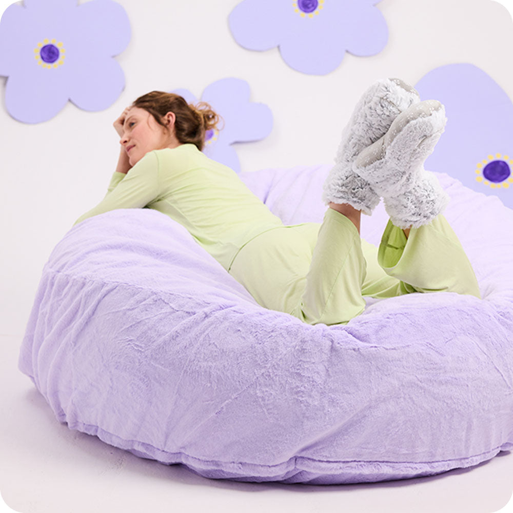 Marshmallow Gray Boots Warmies® - Bright Scent