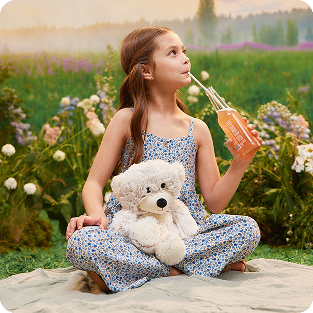 Marshmallow Bear Warmies - Gentle Mist