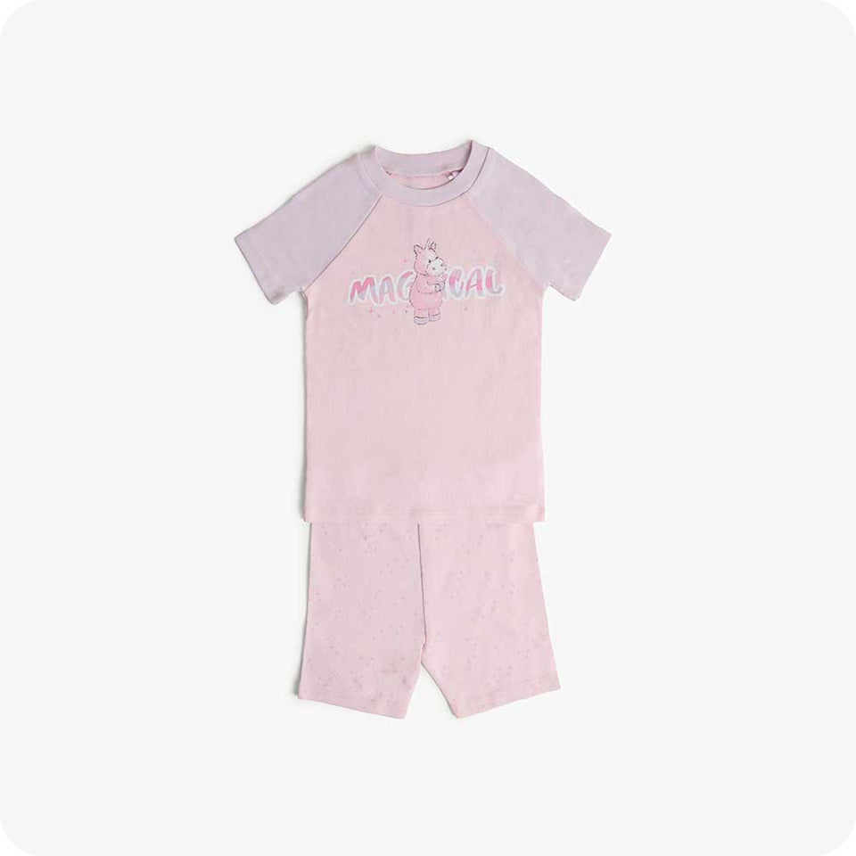 Unicorn Shorties Pajamas - Warm Hugs